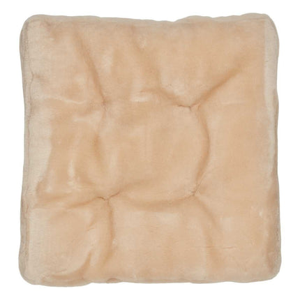 Moccasin-stolsöverdrag | Kalvläder med baksida Naturligt