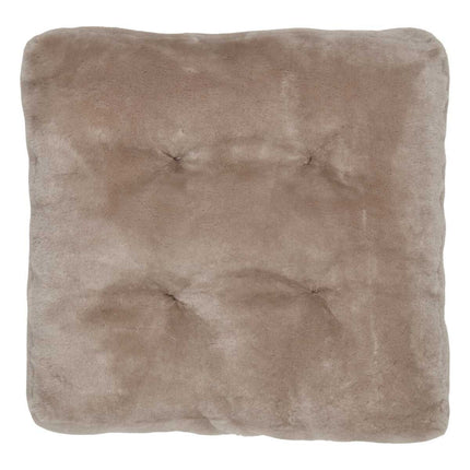 Moccasin-stolsöverdrag | Kalvläder med baksida Silvergrå