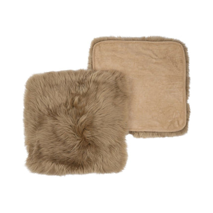 Stolsdyna | Långhårig | Nya Zeeland | Tygbaksida | 40x40 cm