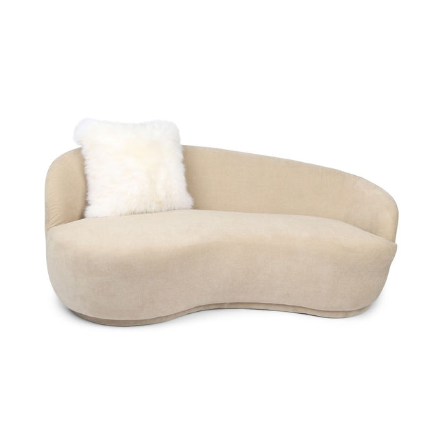 Fårskinnskudde | Lång ull | Utan fyllning | 50x50 cm