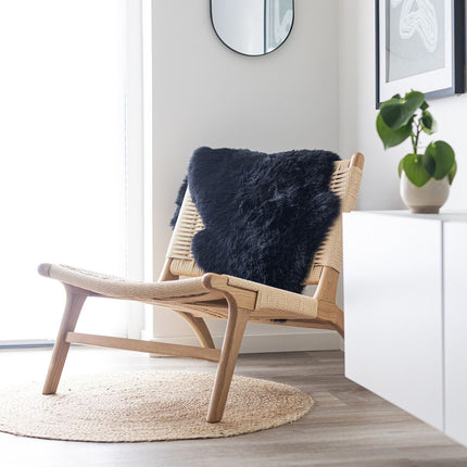 Fårskinn [populär] | Till stol | Lång lugg | 90x60 cm