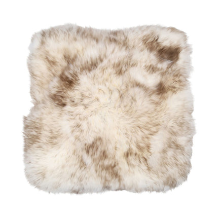 Stolsdyna | Långhårig | Nya Zeeland | Tygbaksida | 40x40 cm Vargspets