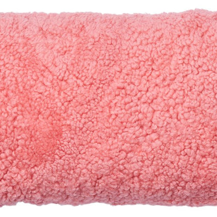 Fårskinnskudde | Kort lugg | 30x60 cm Korall Lantana