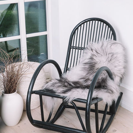 Fårskinn Premium | Lång lugg | 90x60 cm Beige / Vit