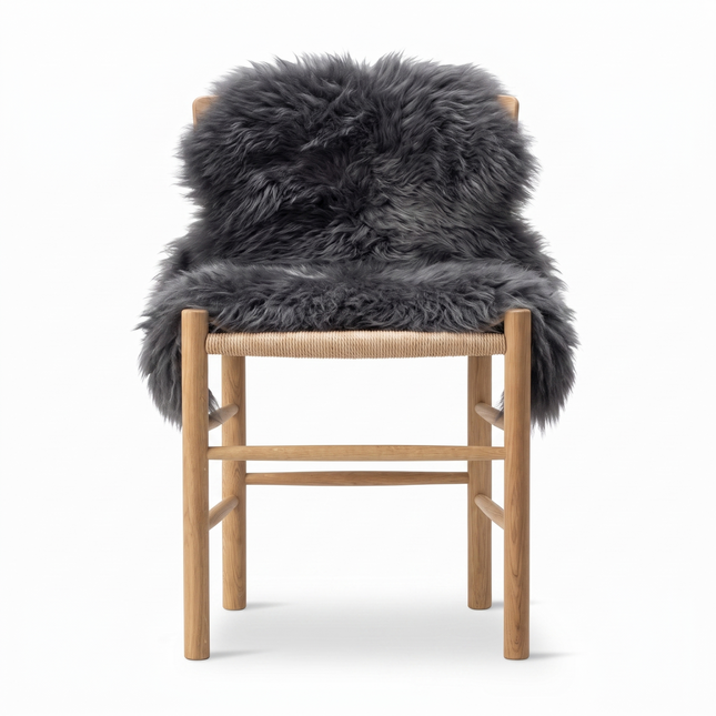 Fårskinn | Nya Zealand | 90 cm | Lång Lugg | Premium