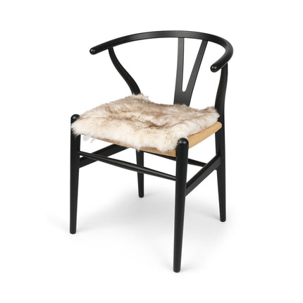 Stolsdyna | Långhårig | Nya Zeeland | Tygbaksida | 40x40 cm Vargspets