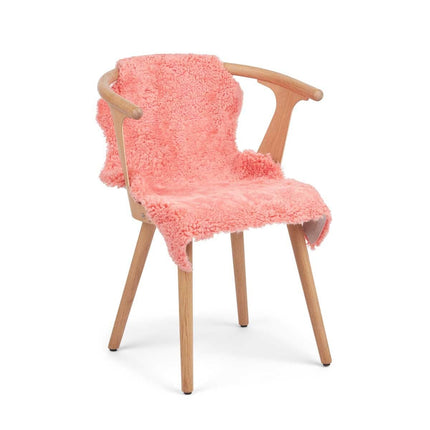 Fårskinn | Kort lugg | Nya Zeeland | 90x60 cm Persika