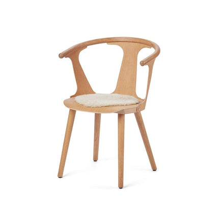 Stolsdyna | Fårskinn | Korthårig | D34 cm