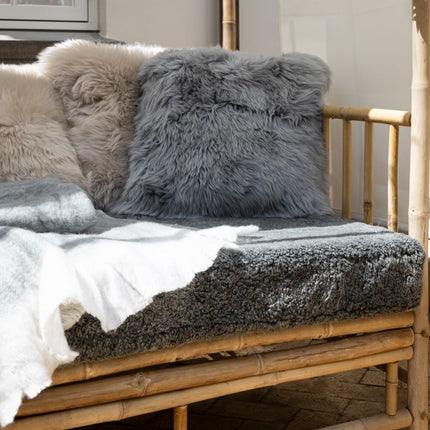 Ullpläd | Mohair mix | 130x170 cm Ljusgrå 