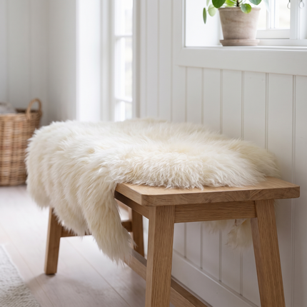 Fårskinn Premium | Lång lugg | 90x60 cm