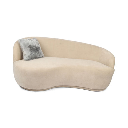 Fårskinnskudde | Lång ull | Utan fyllning | 40x40 cm Ljusgrå 