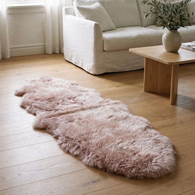 Fårskinnsfäll | Dubbel | Lång lugg | 170x60 cm