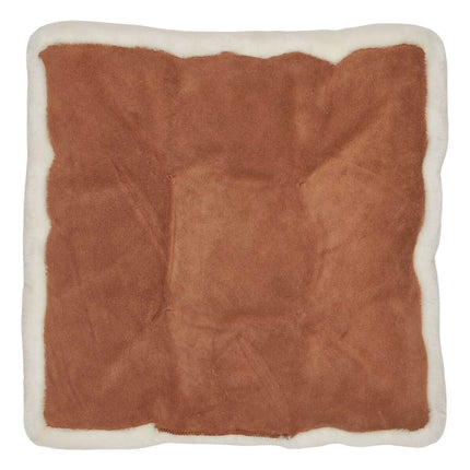 Moccasin-stolsöverdrag | Kalvläder med baksida Vit