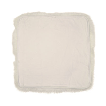 Stolsdyna | Långhårig | Nya Zeeland | Tygbaksida | 40x40 cm Beige