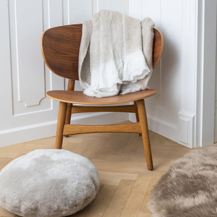 Ullpläd | Mohair mix | 130x170 cm Ljus Beige