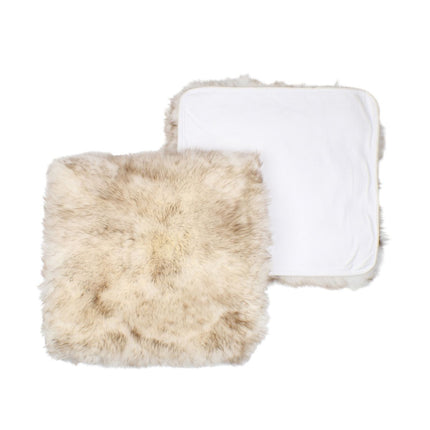 Stolsdyna | Långhårig | Nya Zeeland | Tygbaksida | 40x40 cm Vargspets