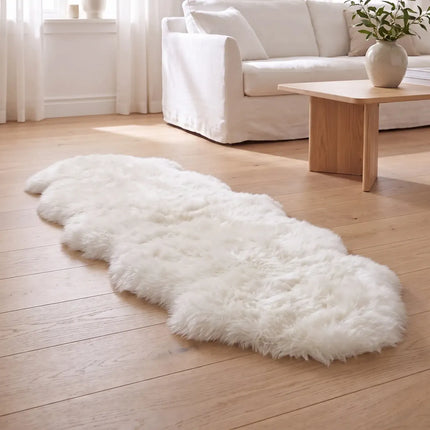 Fårskinnsfäll | Dubbel | Lång lugg | 170x60 cm