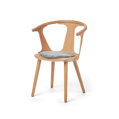 Stolsdyna | Fårskinn | Korthårig | D34 cm