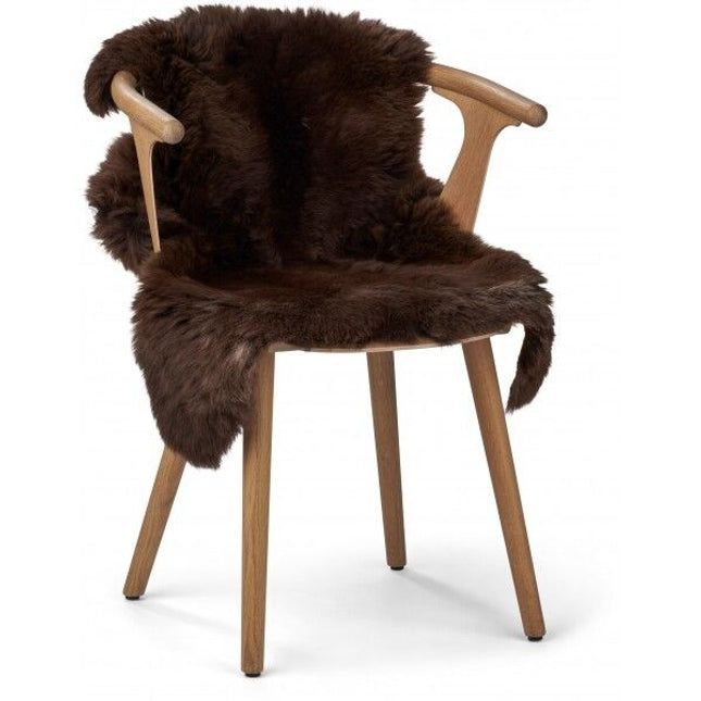 Fårskinn | Ekologiskt | Lång lugg | Ca 90x60 cm